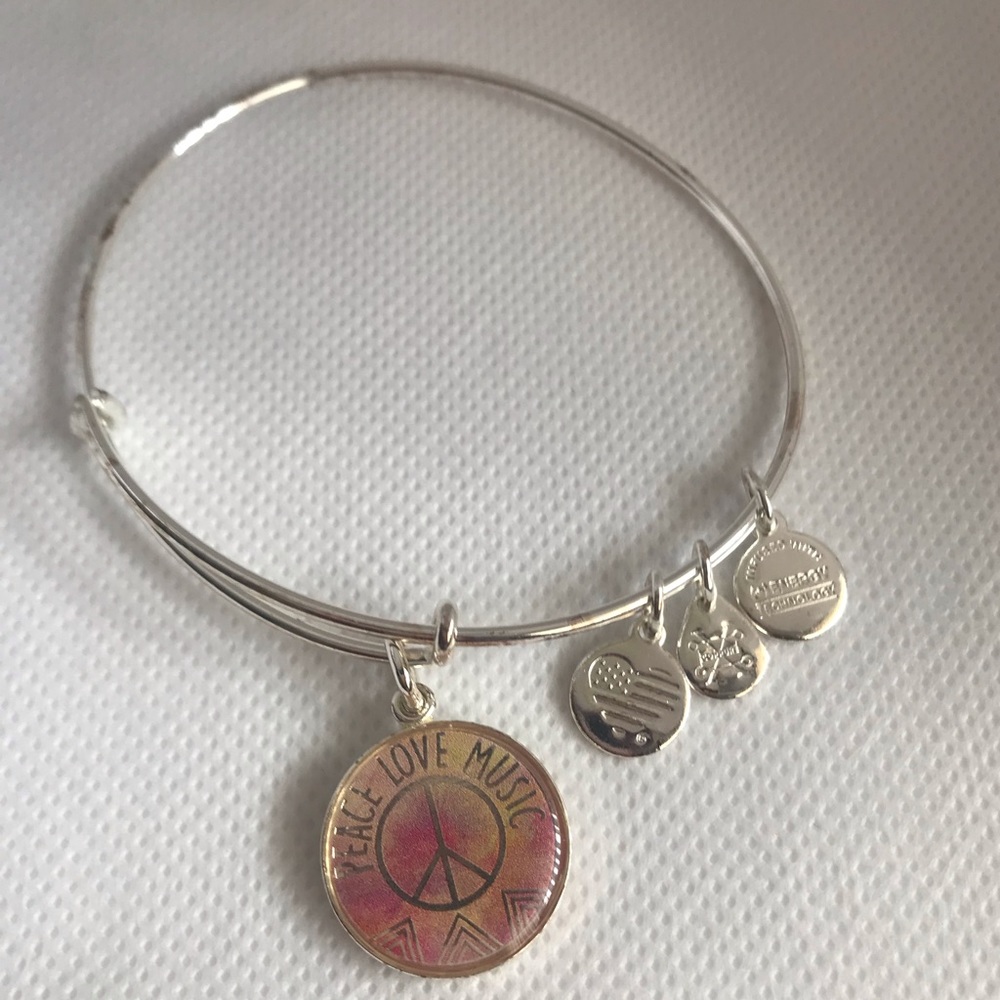Alex and Ani  -  Peace Love Music Bracelet